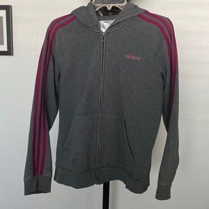Adidas womens zippered sweatshirt - SIZE LARGE